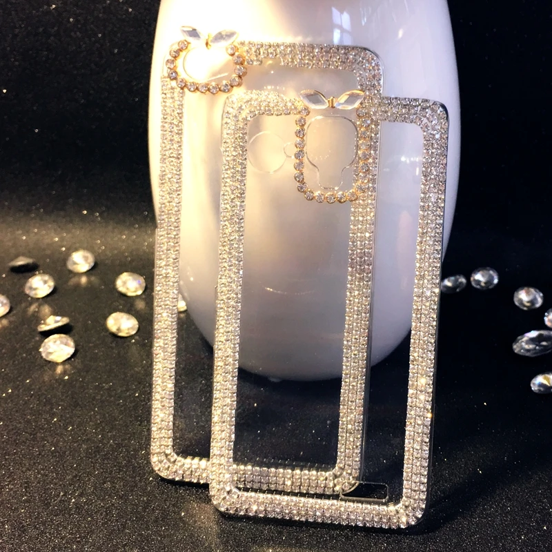 Для htc U Ultra Handmade Rhinestone Frame Хрустальная крышка с бриллиантами|cover covers|covers for htccover diamond