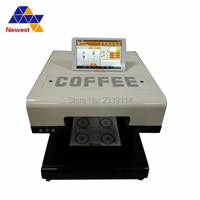 Special Price Low noise with Tablet 4 cups Selfie Coffee Printer,cake printer with edible ink Special Price Low noise with Tablet 4 cups Selfie Coffee Printer,cake printer with edible ink
