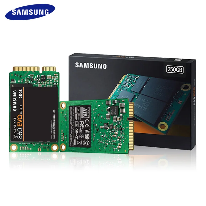 

SAMSUNG 860 EVO mSATA SSD 250GB High Speed 520MB/S 2.5 inch Internal Solid State Disk Hard Drive 500GB 1T For Laptop Desktop PC