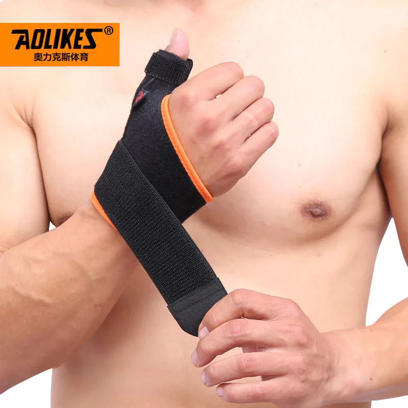 

1PC Elastic Thumb Wrap Hand Palm Wrist Bracer Support Arthritis Pain Correction Finger Pain Splint Protection Tendon Sheath
