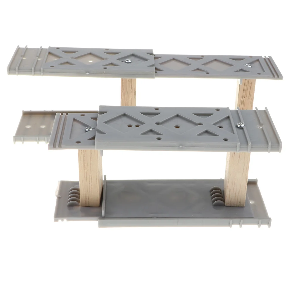 Excellent Crafted Wooden Trains Track Building City Traffic Scene Model Building Accessories Kids Educational Toy -Spiral Track