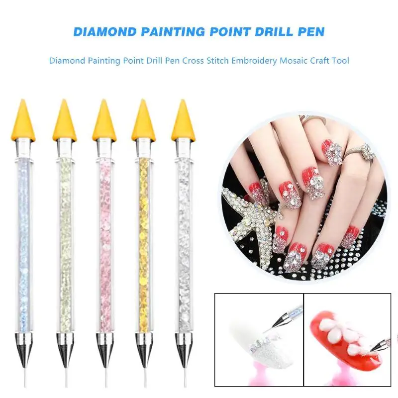 

DIY Diamond Painting Tool Cartoon Diamond Painting Drill Pen Rhinestone Embroidery Mosaic Craft Tool Drilling Pen Tools