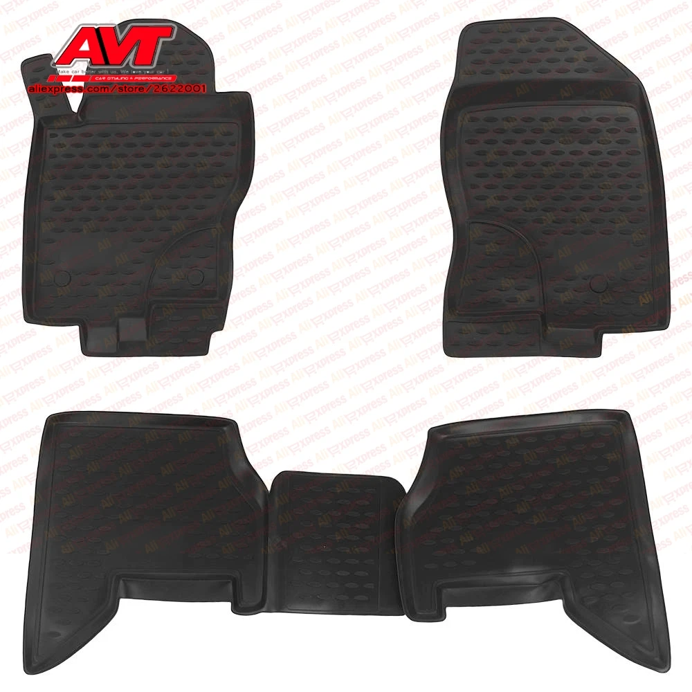 Коврики для Nissan Pathfinder 2010-2014 4 шт. резиновые коврики Нескользящие аксессуары