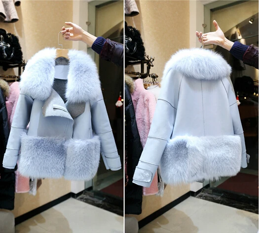 New Design 2016 Fashion Winter Women Fur Coat Woman Faux Fur Mujer Female Patchwork Short Winter Jacket Women Faux Fur Coat