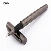 Роскошная Высококачественная 865 серая деловая офисная Средняя Ручка-роллер, новинка