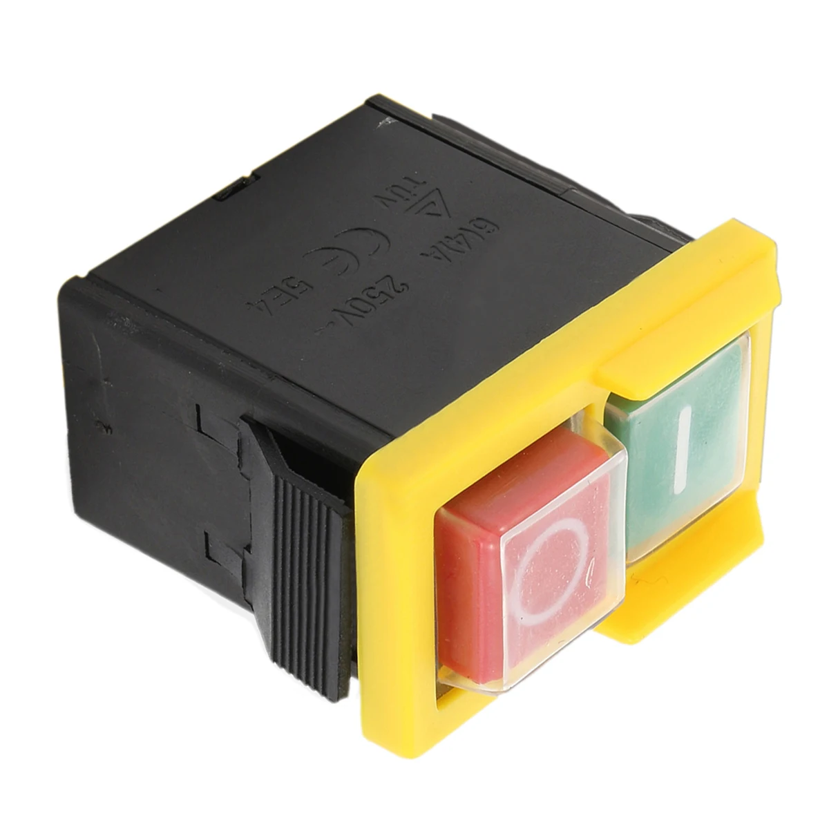 Mayitr Electrical Switch 250V 4A IP54 5E4 Universal Replacement Waterproof Black On/Off Switch Part For Woodworking 50*30*49.6mm
