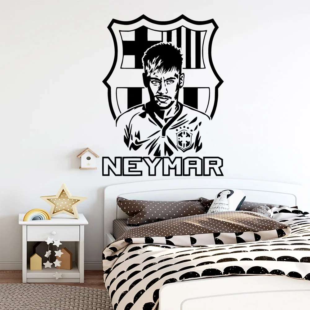 

New Design Ney Mar football Wall Sticker Vinyl Art Home Decor for Living Room Company School Office Decoration Background