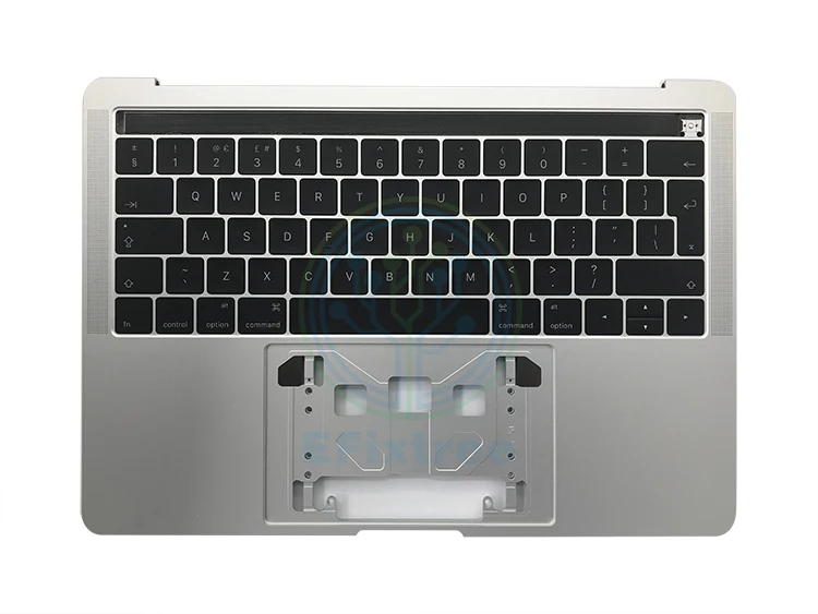 Великобритания Серебряный Topcase C корпус подставка для Macbook Pro retina 13 ''A1706 Топ чехол с раскладкой клавиатуры английский