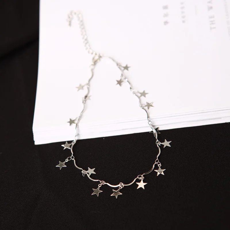 M MISM Charm Slive золотое ожерелье для женщин подвеска в виде звезды колье ювелирные