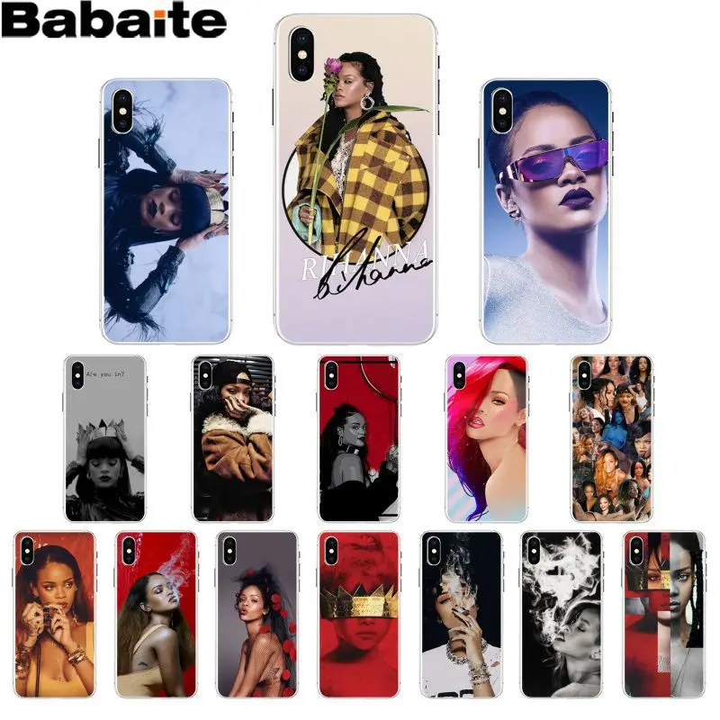 Мягкий силиконовый чехол для телефона Babaite Rihanna Anti Travail Drake из ТПУ для iPhone X XS MAX 6 6S 7 7plus 8 8Plus 5 5S XR