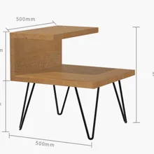 50x50x50 см канадская древесина ель нордическая прикроватная тумбочка простой современный шкаф кованого железа деревянная кровать маленький шкаф