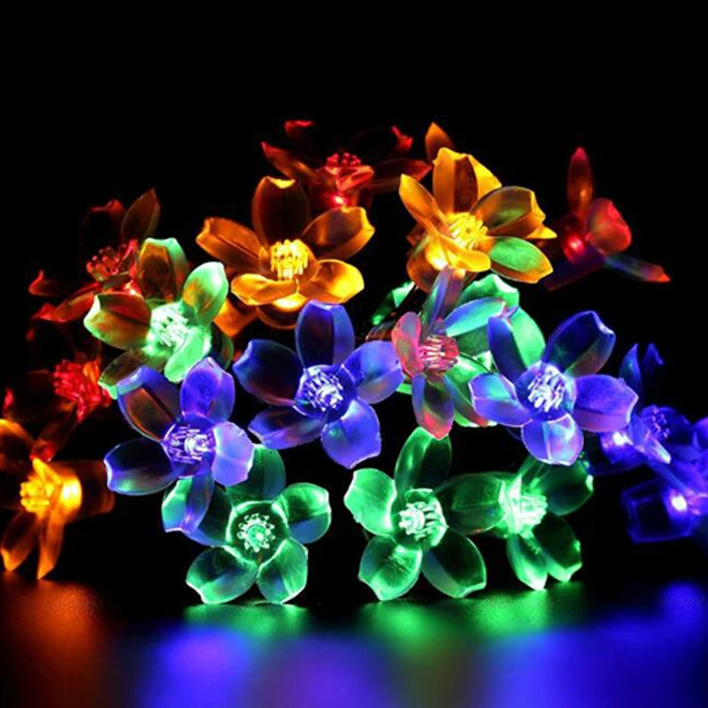 LED Solar Lamp LED String Lights Fairy Holiday Christmas Party Garlands Solar Garden Waterproof led solar light solar led lamp (8)