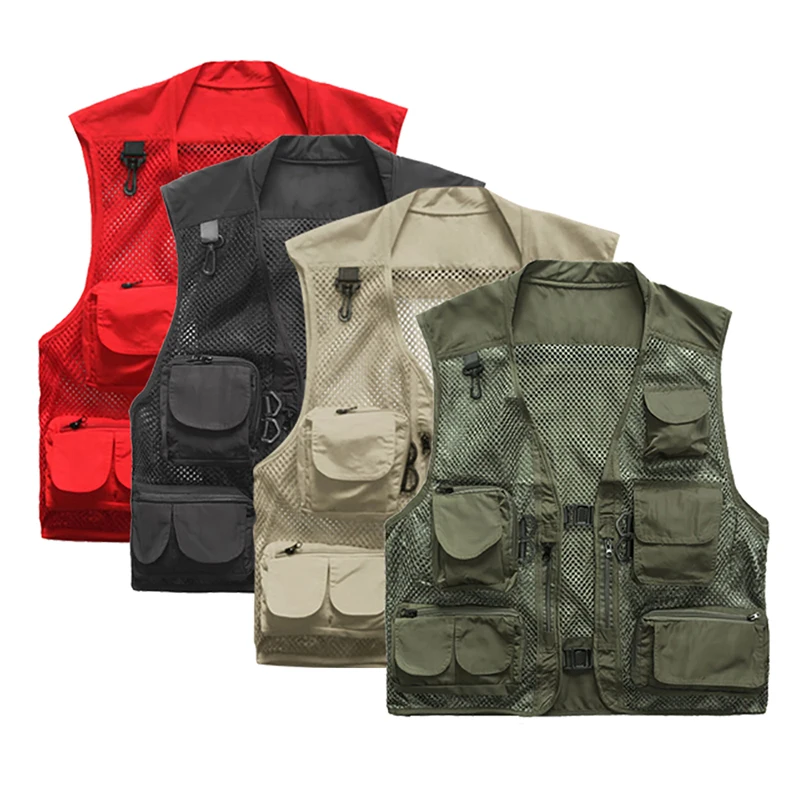 Ultralight Fishing Vest Warm Quick Drying Mesh Vest Tactical Military