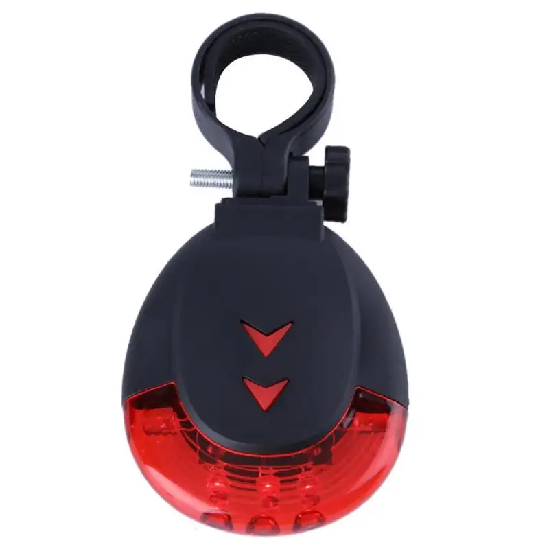 2pcs Laser With 5pcs LED Arrow Projection Bike LED Light Warning Tail