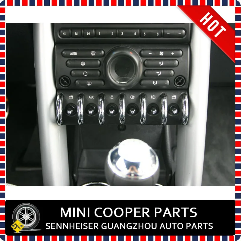 Новый внутренний комплект из Хромированного материала подходит для Mini Cooper R50/2/3 (26