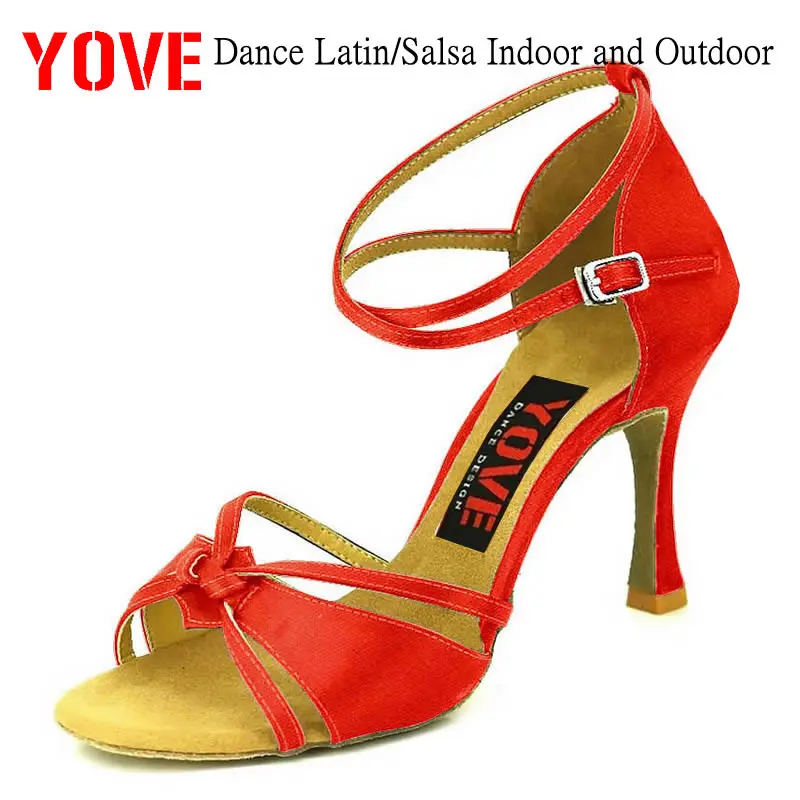 

YOVE Style w124-23 Dance shoes Bachata/Salsa Indoor and Outdoor Women's Dance Shoes