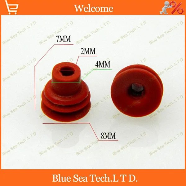 100pcs car connector waterproof ring,seal plug,waterproof plug,8mm