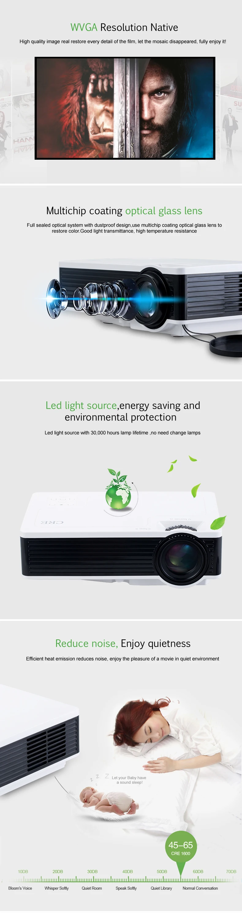 X1600 mini projector