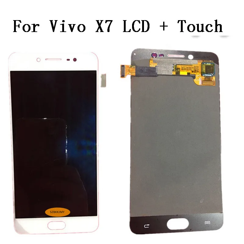 

New 100% test 5.2 inch For vivo x7 LCD display with touch screen digitizer Assembly repair parts free shipping+tools