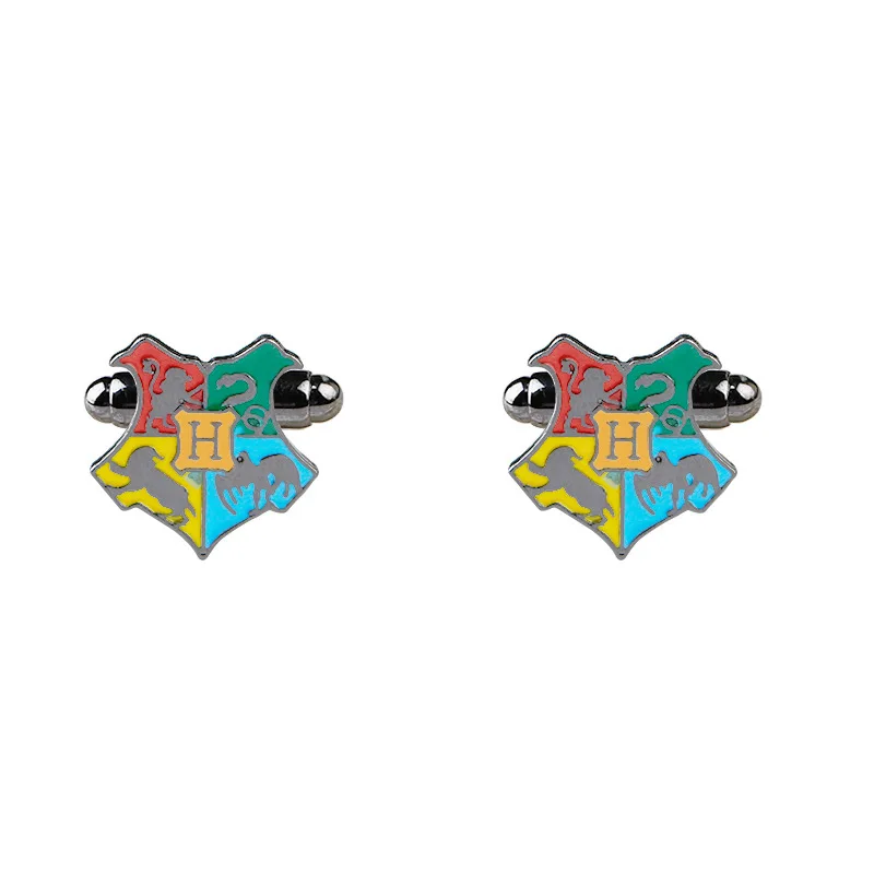 

Men Jewelry Harri Potter H cufflinks Popular Vintage Style Men cufflinks manchette gemelos Buttons 2019 Trendy Sale Hot