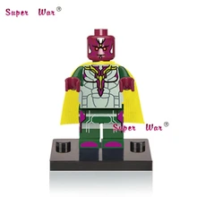 50 шт. супергероев 061 видение строительные блоки действие блоки, друзья», для девочки и мальчика, дом с рисунками из игр для детей игрушки