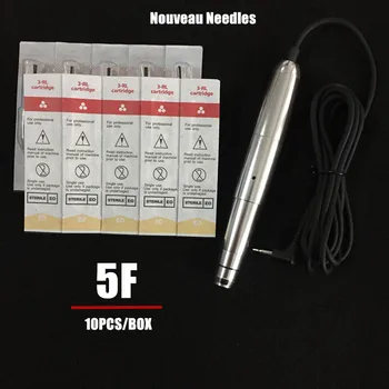 

Permanent Makeup needles 5F Tattoo Needles Eyebrow Lip Needle For Nouveau Permanent Rotary Machine Pen Kits Free Shipping