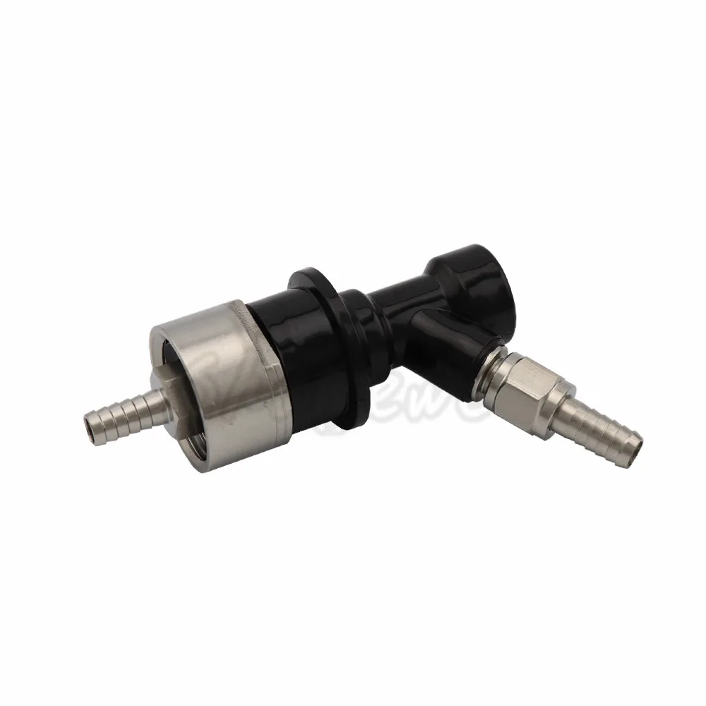 Home brewing Stainless Steel Carbonation Cap Carbonator-Liquid & Gas Ball Lock Disconnect -14Barb with Swivel Nut (2)