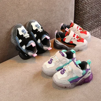 

Hot sale Spring New Kids Baby Shoes Soft Non-slip Infant First Walkers Mesh Breathable Baby Sneakers Toddler Shoes For Girl Boy