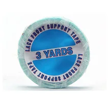 1″ * 3 yards Lace Front Support Double-Sided Tape Roll/Glue/Blue Liner/Medical Adhesive for Toupees/Lace Wigs/Hair Extensions