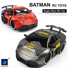 Super Hero Bat Car Toys 4CH Romote Control Car Vehicle Children Kids Eletric RC Toys Gift