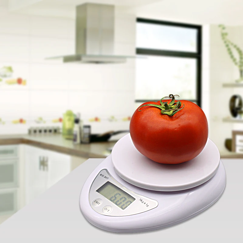 

5000g/1g 5kg LED Electronic Food Scale Diet Kitchen Scale Digital Postal Scales Cooking Tools Kitchen Scales Electronic Balance