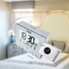 FanJu FJ3531 Projection Alarm Clock Digital Date Snooze Function Backlight Projector Desk Table Led Clock With Time Projection 4