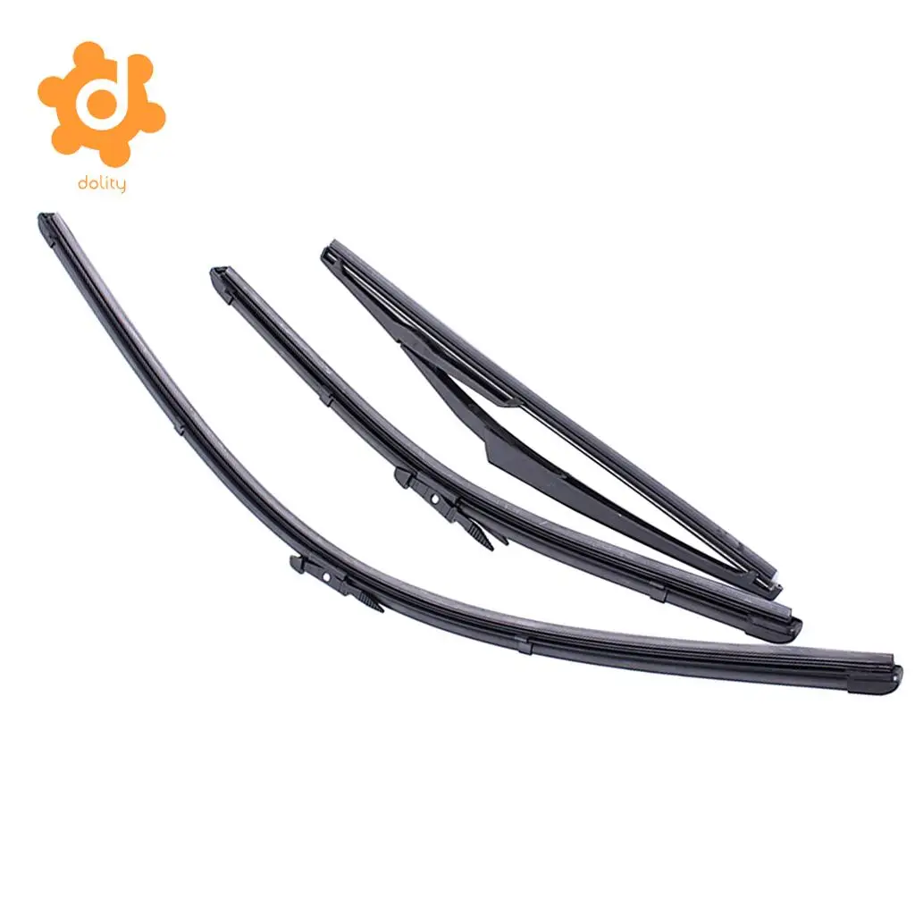 3 Pieces Windshield Wiper Blade Set for Fiat Punto Grande Punto Front & Rear