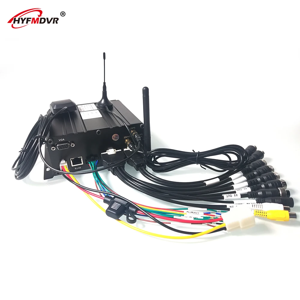 HYFMDVR с фабрики 3g gps WIFI мобильный видеорегистратор HD 1-6 каналов широкий напряжение dc8v-36v коммерческий автомобиль/бетоновоз/такси