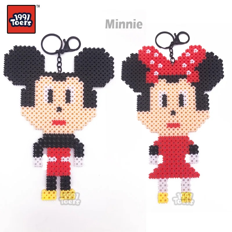 

1991Toers Mickey minnie NanoBlocks Puzzle pixel drawing hanger Diamond Bricks DIY Creative Toys for gift