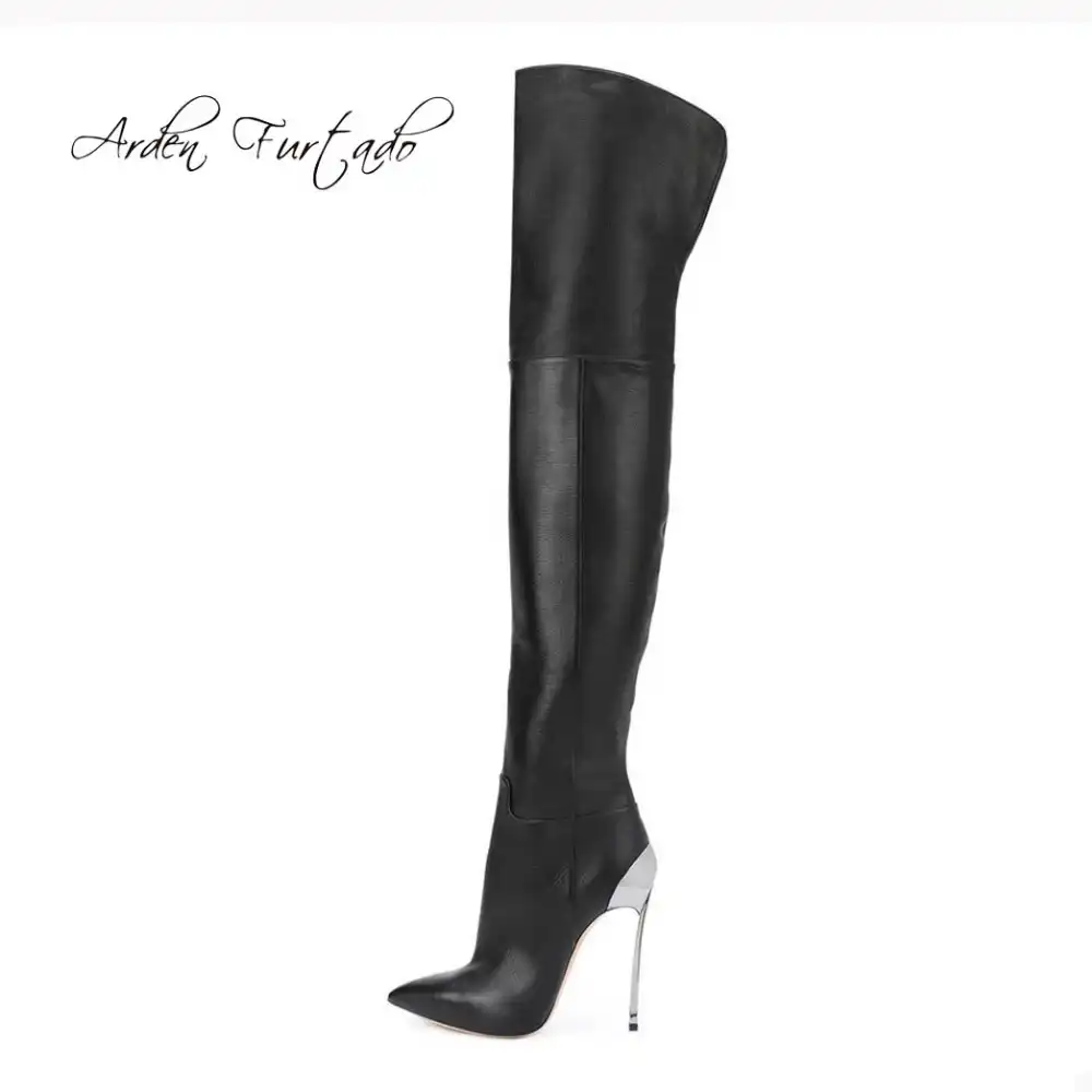 steel heel stilettos