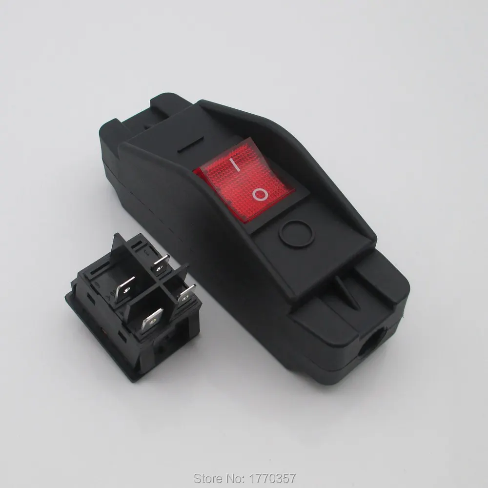 

1 PCS High temperature resistant high current on-line switch double cut double line control Instrument electrical switch 30A