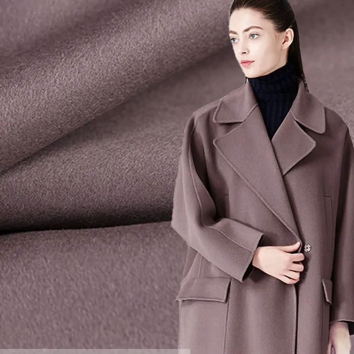 150 см шерсть ткань метр осень зима пальто из шерстяной ткани материал 620 г/м сплошной цвет шерсть ткань оптом ткань