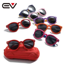 2016 Classic Infant Baby Kids Polarized Sunglasses Children Safety Coating Glasses Sun UV Protect Shades oculos de sol EV1219