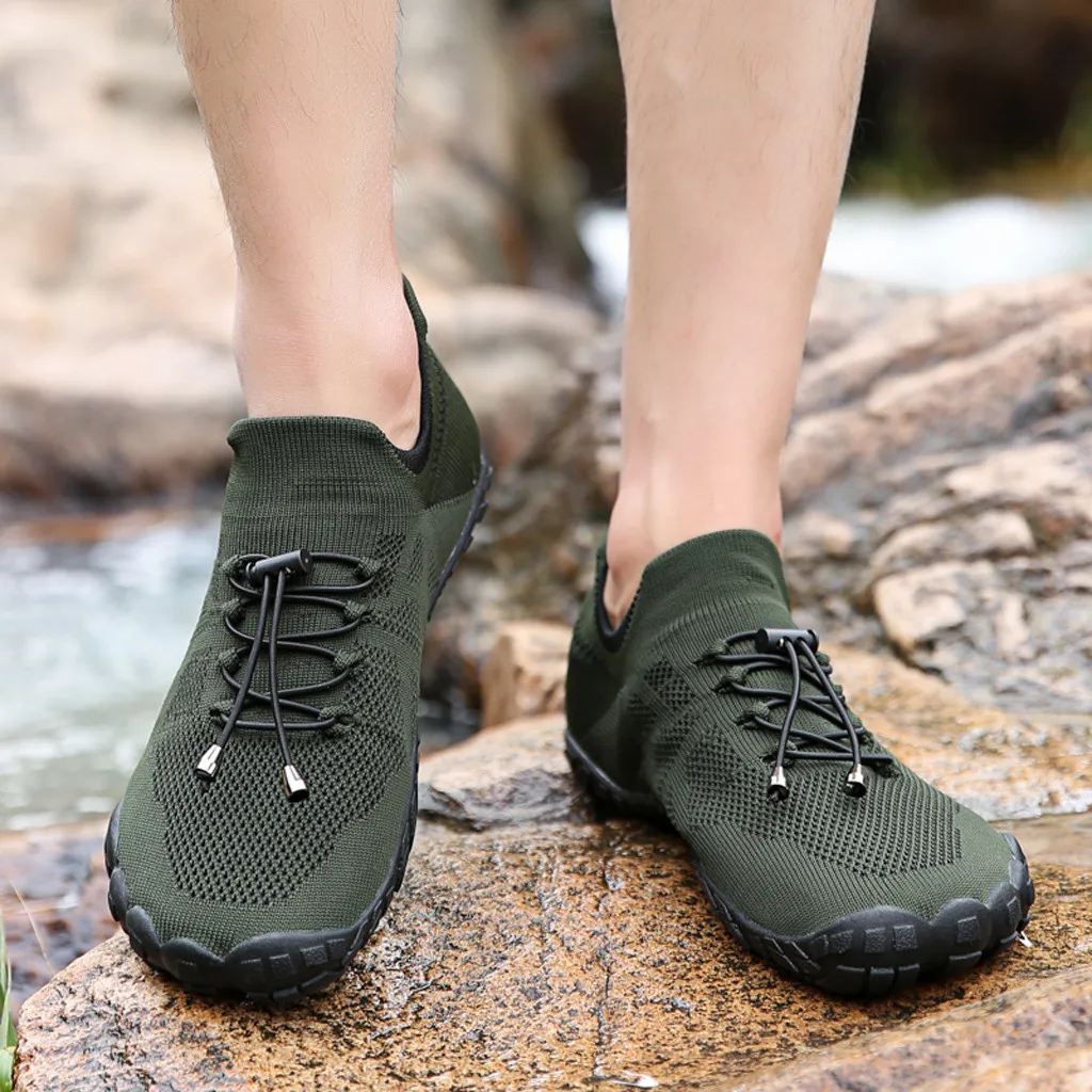 Summer Water Shoes for Men Women Breathable Barefoot Quick Dry Non Slip Beach Swimming Man Sneakers Outdoor Aqua Shoes#D