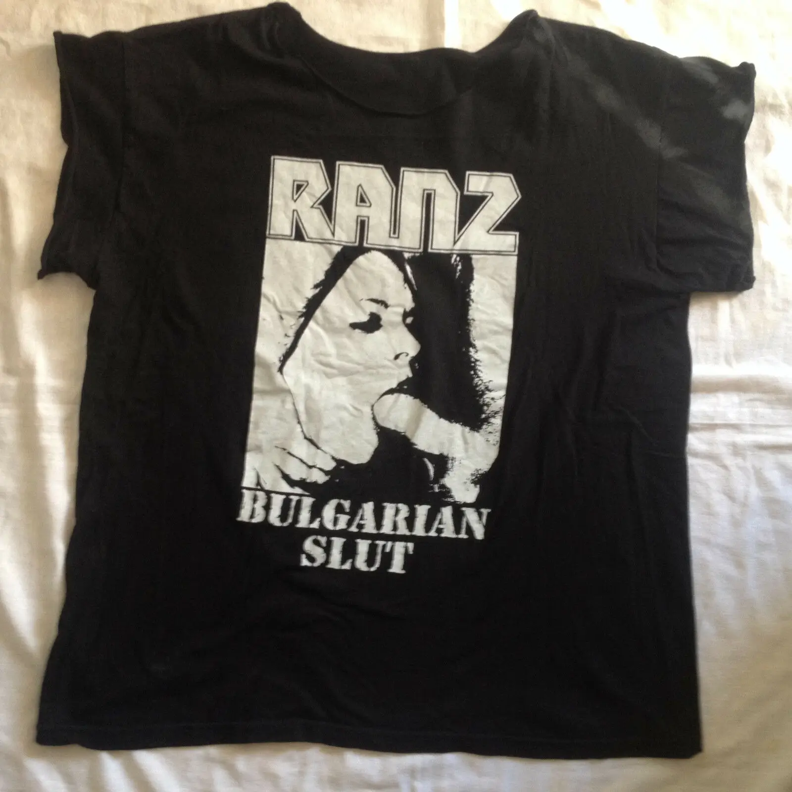 

RANZ AUSTRIAN DEATH HEAVY METAL HARDCORE BAND SLUT T-SHIRT XL RARE