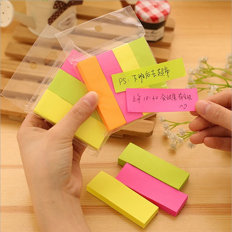 

1 Piece New Cute Kawaii Rainbow Sticky Post Filofax Memo Pads Office Supplies School Scratch Stationery Notepad Notes Decoration