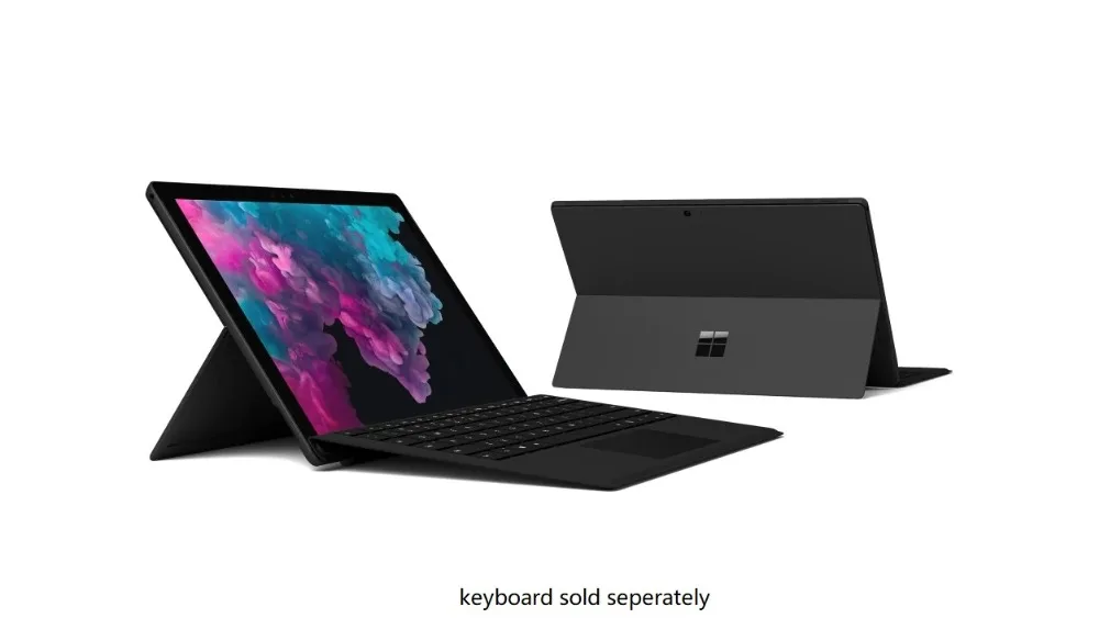 Microsoft Surface Pro 6 2-in-1 Laptop&Tablet Intl i5/i7 8G RAM 256G SSD 12.3" PixelSense Multitouch Display for Surface Pen