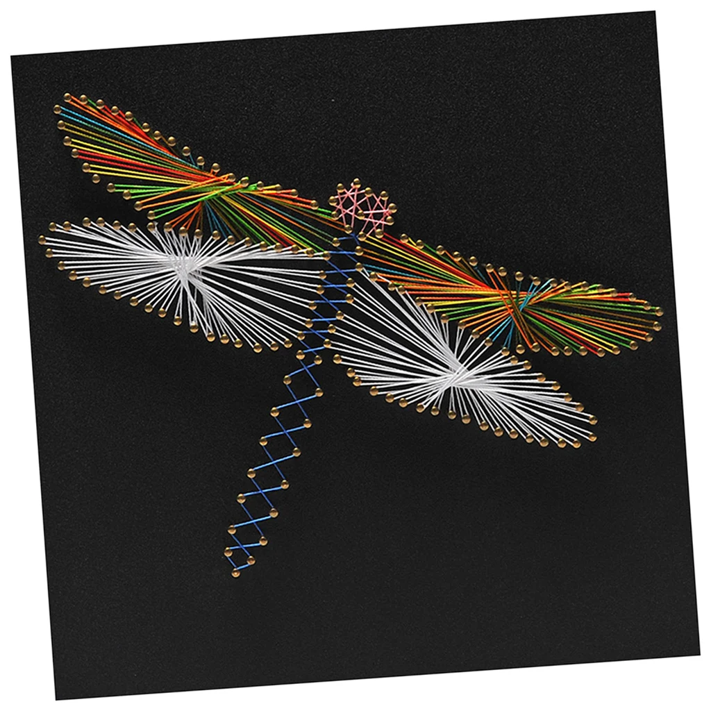 Креативная струна художественные наборы ручные поделки для детей Подарки-Рисунок стрекозы