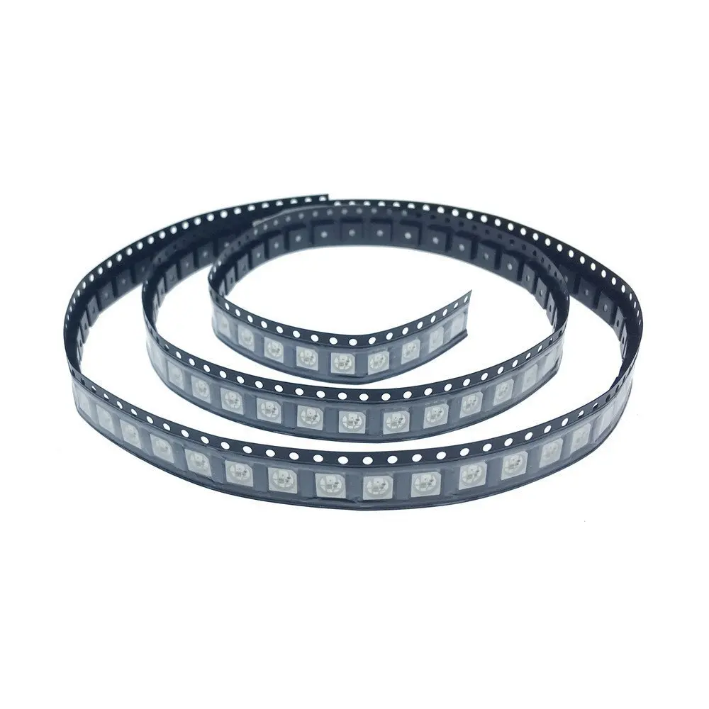 10 ~ 1000 шт. WS2813 (6 контактов) двухсигнальный 5050 SMD черный/белый вариант индивидуально