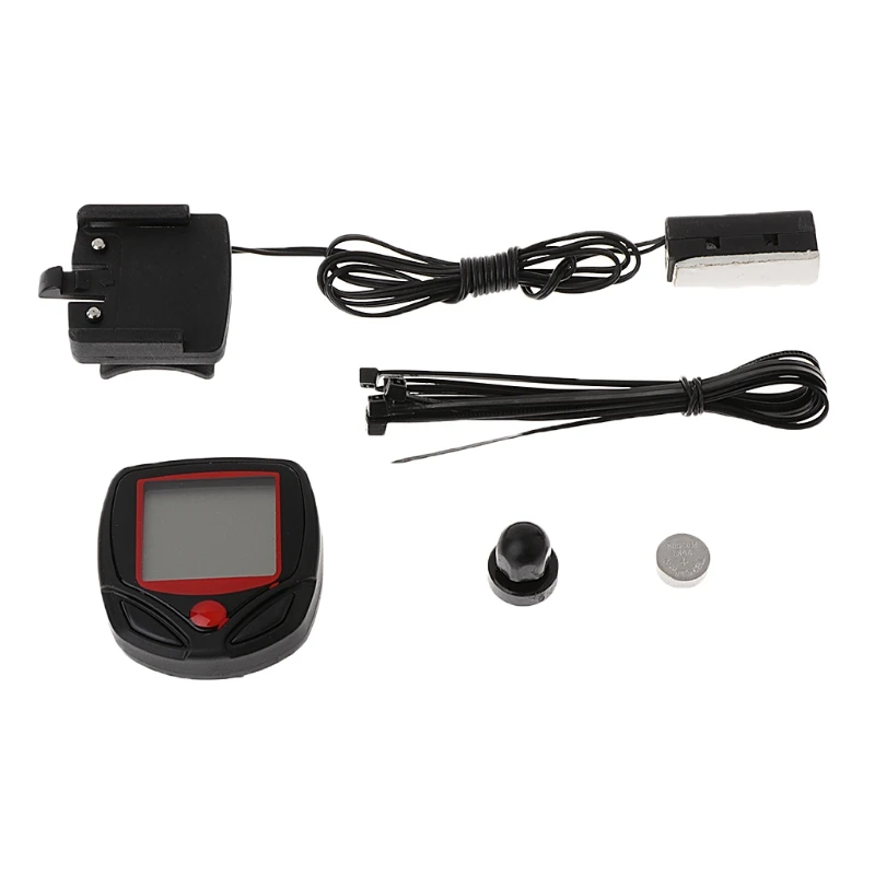 

Bicycle Bike LCD Display Digital Speedometer Odometer Outdoor Cycling Accessory W20