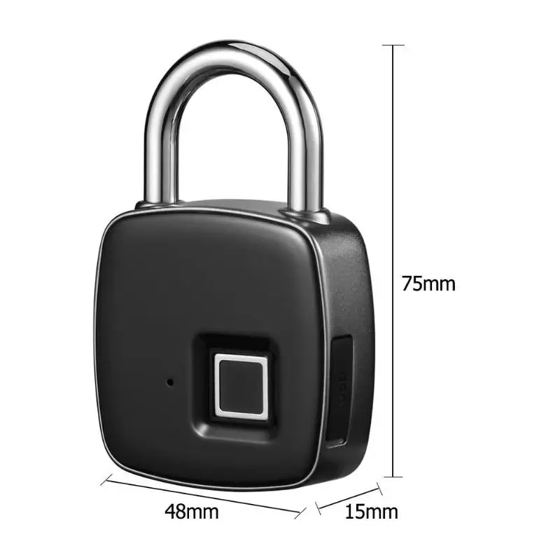 Anytek P3+ умный замок без ключа с отпечатком пальца IP66 водонепроницаемый электронный Противоугонный замок для безопасности двери чехол для багажа замок кабель