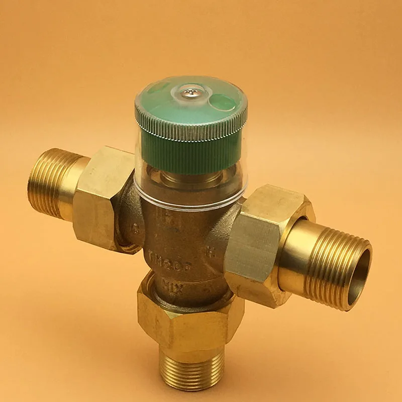 DN20(G3/4") DN25(G1")DN15(G1/2") Thermostatic valve Thermostatic Mixing valve Solar energy Pipe mixing with brass union