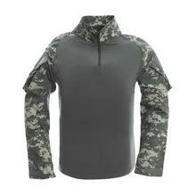 2017 Brand Male Camouflage T-shirts Army Combat Tactical T Shirt Military Men Long Sleeve T-Shirt Hunt T-shirts S-2XL