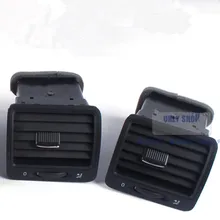 Пара передний левый и правый черный выход воздуха вентиляционное отверстие приборной панели сборки отверстия для VW Jetta Golf GTI Кролик MK5 MKV 1K0 819 709 710
